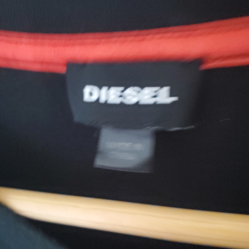 Diesel x Olivia ØBLANC Black Snap Patch T-Shirt M - Picture 4 of 5
